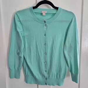 J. Crew Factory Light Green Women's Cardigan